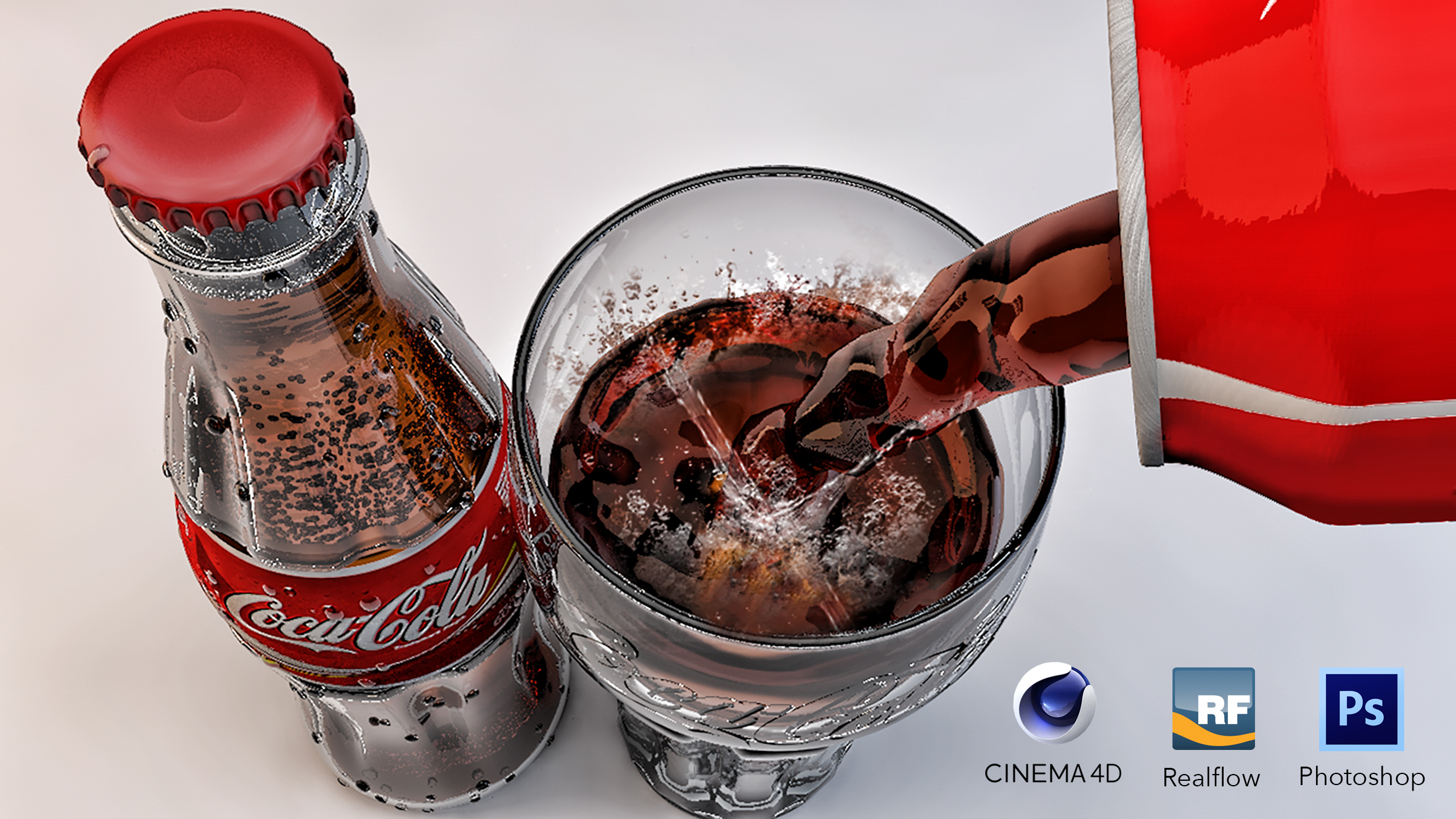 3D Visualisierung Coca Cola
